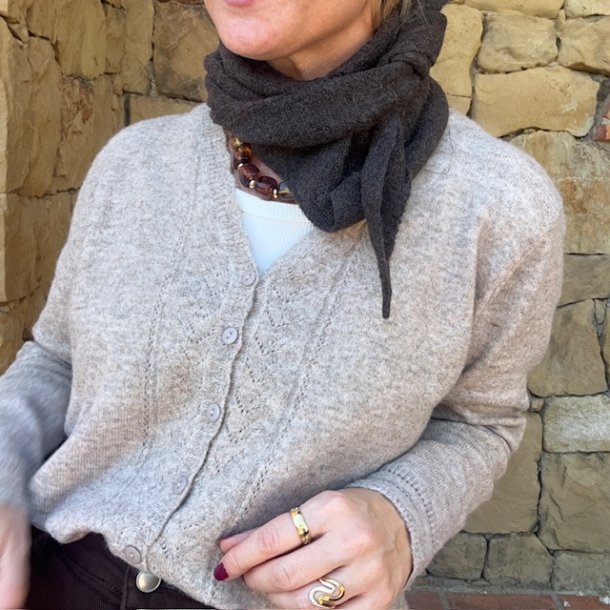 Cardigan med v-udsk�ring, Marie - str. s/m l/xl