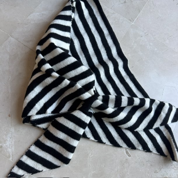 T�rkl�de med striber, Mia - Cashmere/Viskose mix
