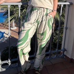 Casual buks artzy viskose str- S-XXXL