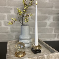 Cleo Fyrfadsstage Amber