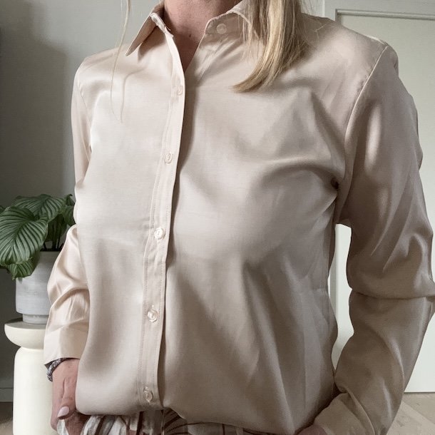 Skjorte Bea Let M�nster viskose XS-XXl