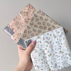 Servietter blomster 3-lags papir 20stk