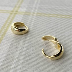 Chubby hoops - forgyldt