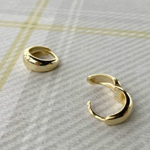 Chubby hoops - forgyldt