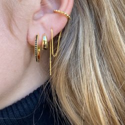 Chubby hoops - forgyldt