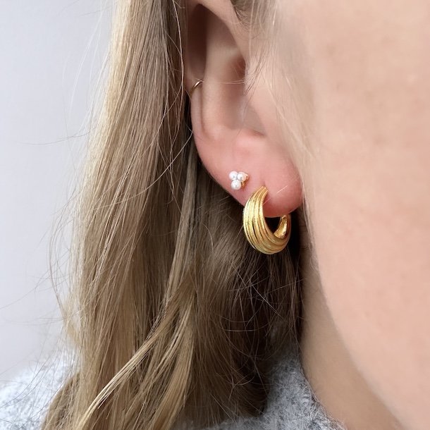 restik creoler SUE 15 mm Forgyldt Slv