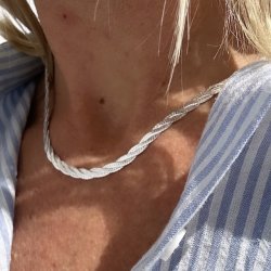 Halskde TERESA Sterling Slv