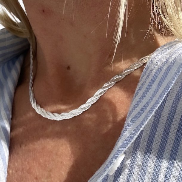 Halskde TERESA Sterling Slv