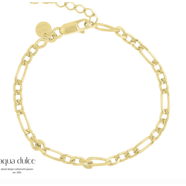 Andie chunky armbnd forgyldt slv