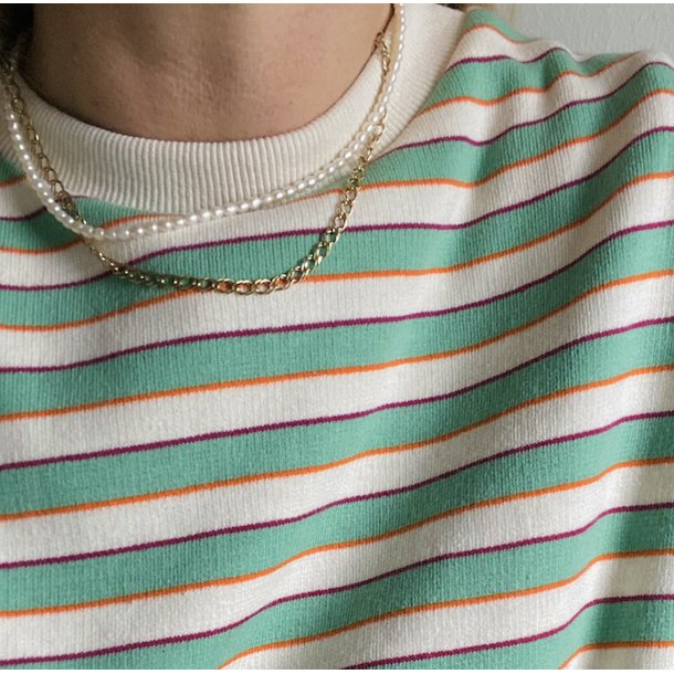 Kahlo halskde forgyldt