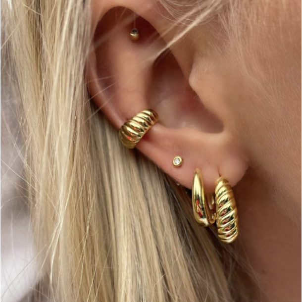 Mellow Ear Cuff Forgyldt slv