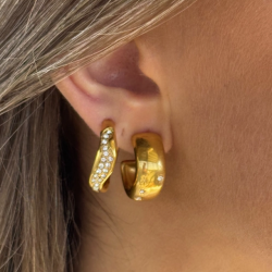 restik creoler GLOW ELLA vandfast 18 kt. forgyldt