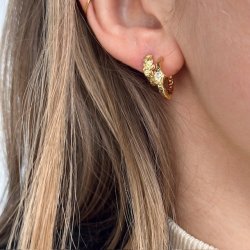 Hoops Tuuli 12 mm forgyldt slv