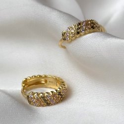 Hoops BLUSH 16 mm Forgyldt slv