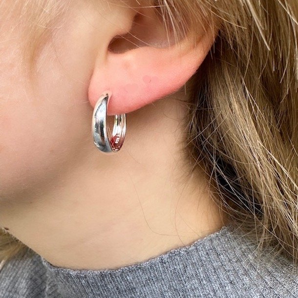 Hoops Emma BIG Sterling slv