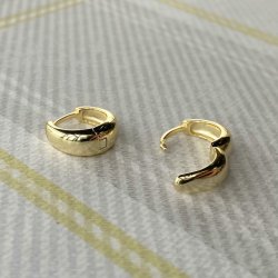 Chubby hoops - forgyldt