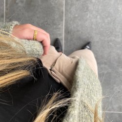 Selia panzer ring forgyldt