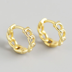 Hoops Bine forgyldt slv