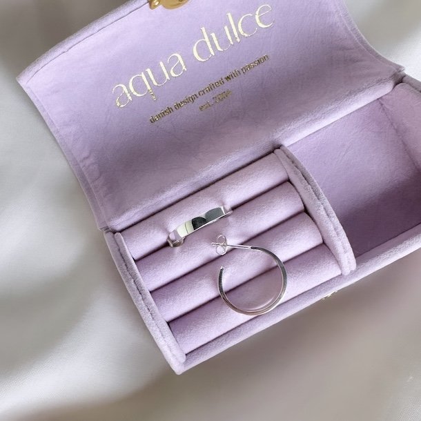 HOOPS SHINY MEDIUM sterling slv