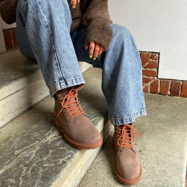 Stvle THE REAL WALK sand ruskind str. 36-41