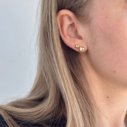 restikker BIG GLOBE Forgyldt slv