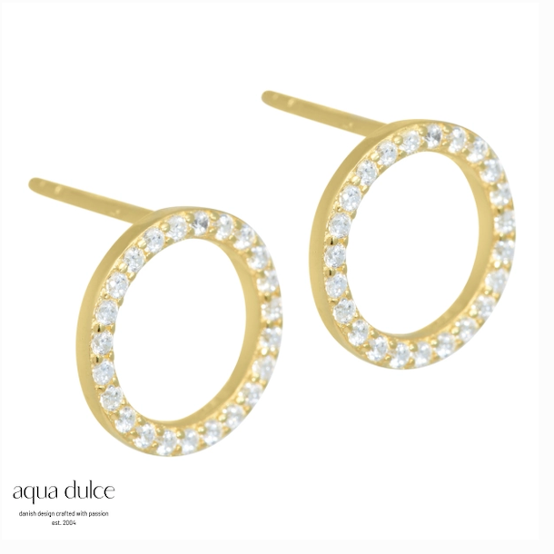 restikker PIL cirkel forgyldt slv