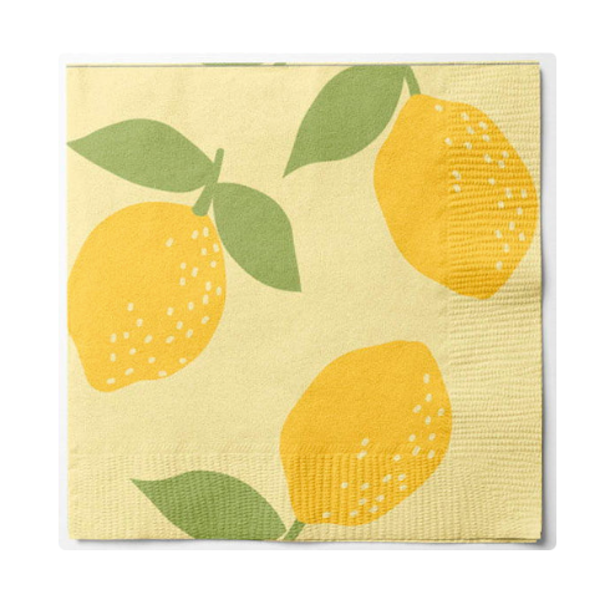 Servietter citrus - jordbr 3-lags papir 20 stk.