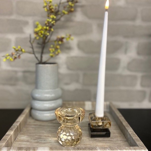 Cleo Fyrfadsstage Amber