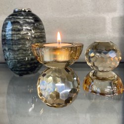 Cleo Fyrfadsstage Amber