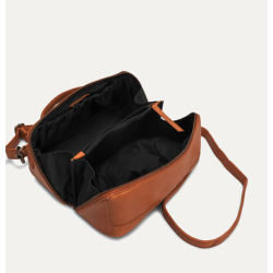 Cleo strikketaske / toilettaske skind