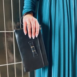 Crossbody / clutch med sljfe