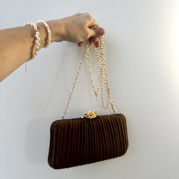 Aftentaske brown rose