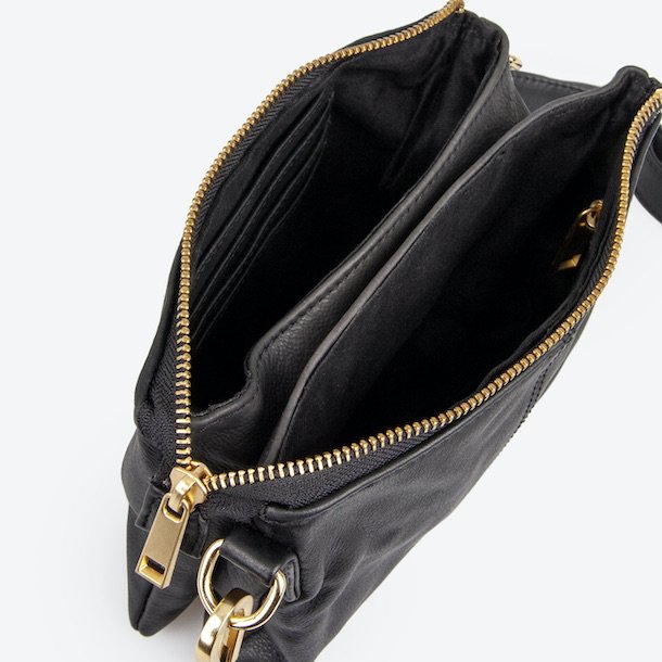 Sia crossbody/Clutch Skind