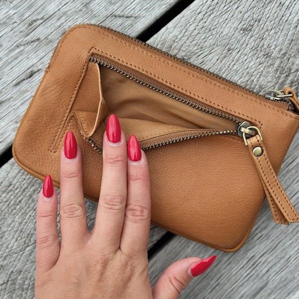  Stor pung Maya - Skind