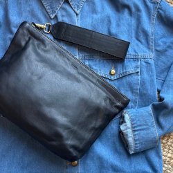 Sussi Clutch stor skind