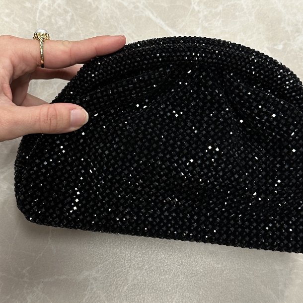 Aftentaske sort all that glitters