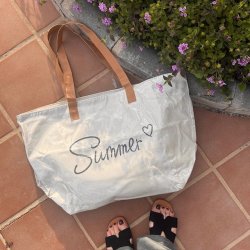 Strandtaske SUMMER coated