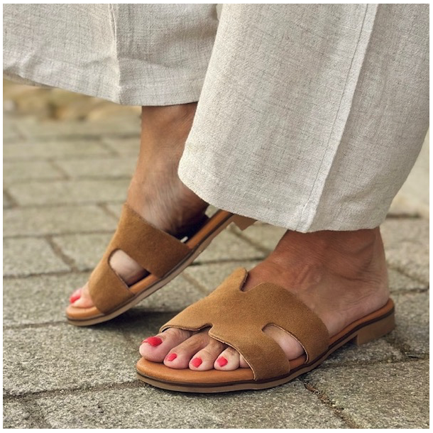 Sandal chic BRUN ruskind str 35-41