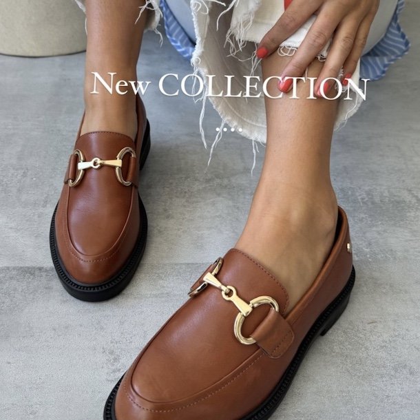 Loafers AWAKE COGNAC skind str. 37-41