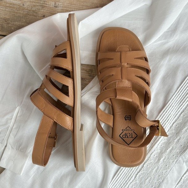 Sandal Sevilla cognac skind str. 36-41