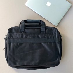 Computertaske 2 rum nylon