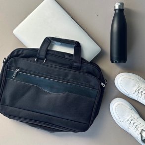 Computertaske 2 rum nylon