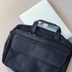 Computertaske 2 rum nylon