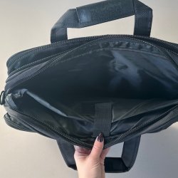 Computertaske 2 rum nylon