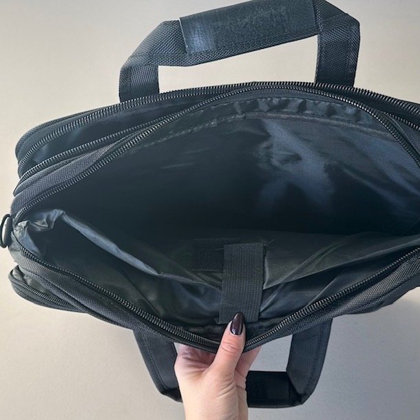 Computertaske 2 rum nylon