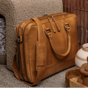 Drea computertaske skind