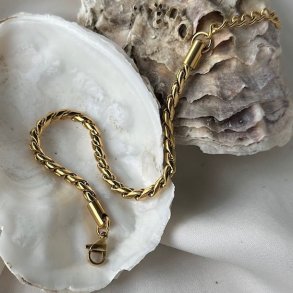 Armbnd BETTY vandfast 18kt forgyldt