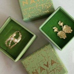 restikker MANASA forgyldt slv