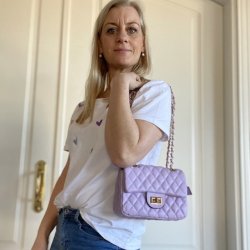 Quiltet crossbody / skuldertaske