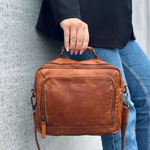 Emery Crossbody washed skind